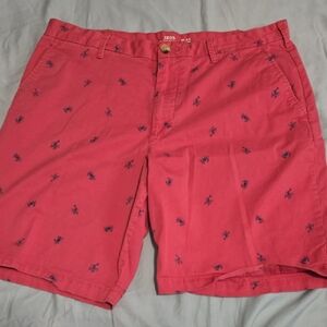Izod Men's Coral Embroidered Shorts